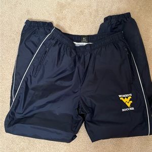 Nike WVU womens soccer wind pants medium unisex size
